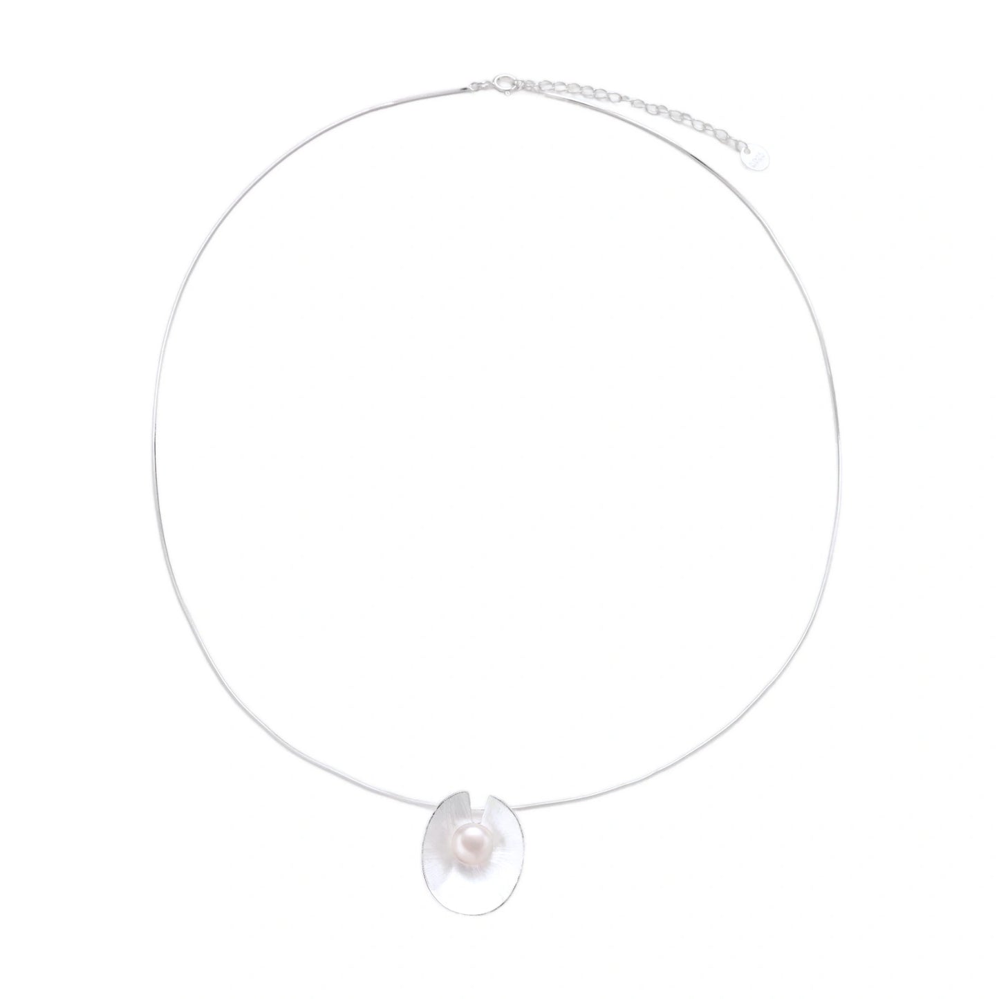 Odette Pearl Medallion Necklace