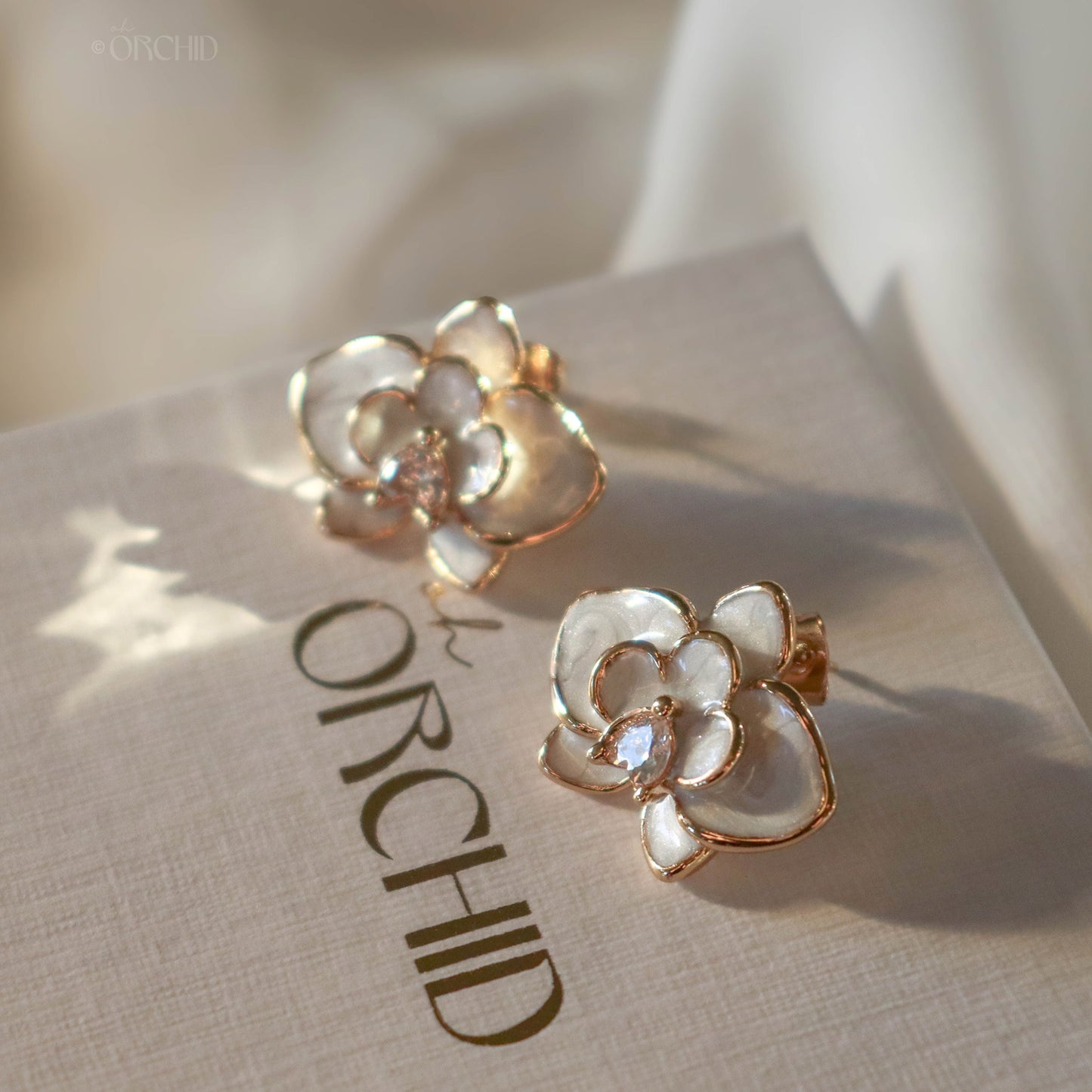Aria Orchid Earrings