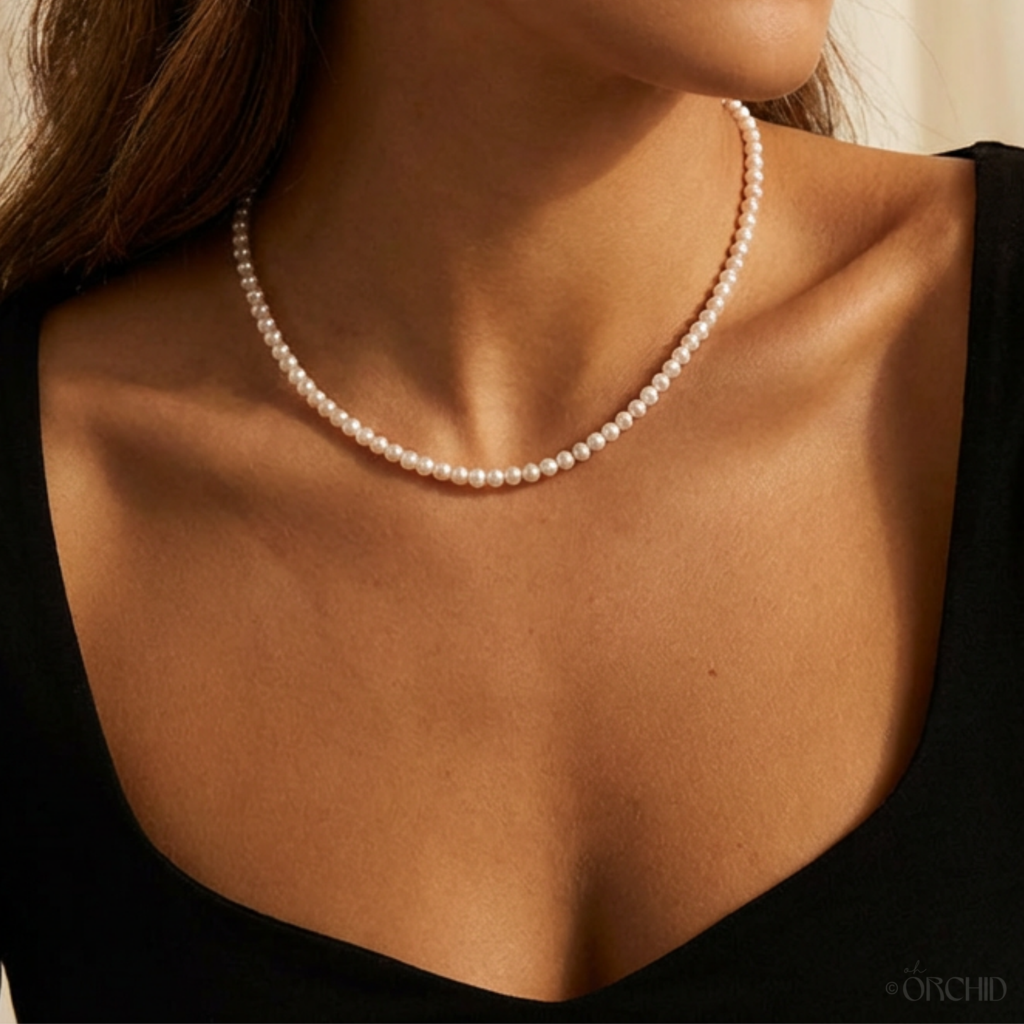 Laurel Pearl Necklace