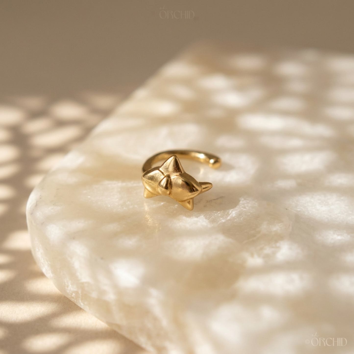 Zari Orchid Ear Cuff