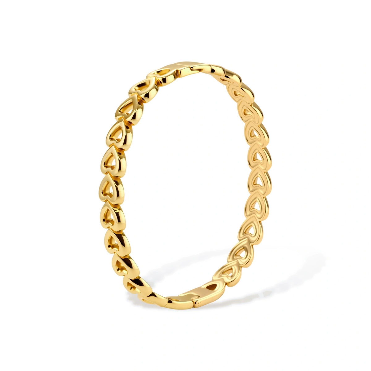 Winnifred Heart Link Bangle