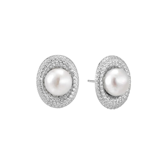 Seren Pearl Stud Earrings