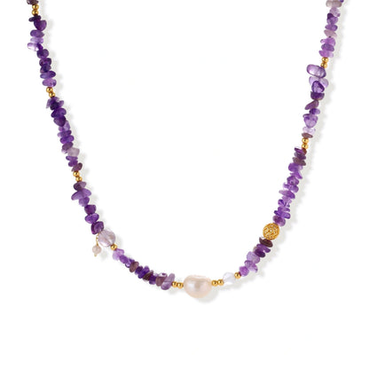 Lilia Amethyst Necklace