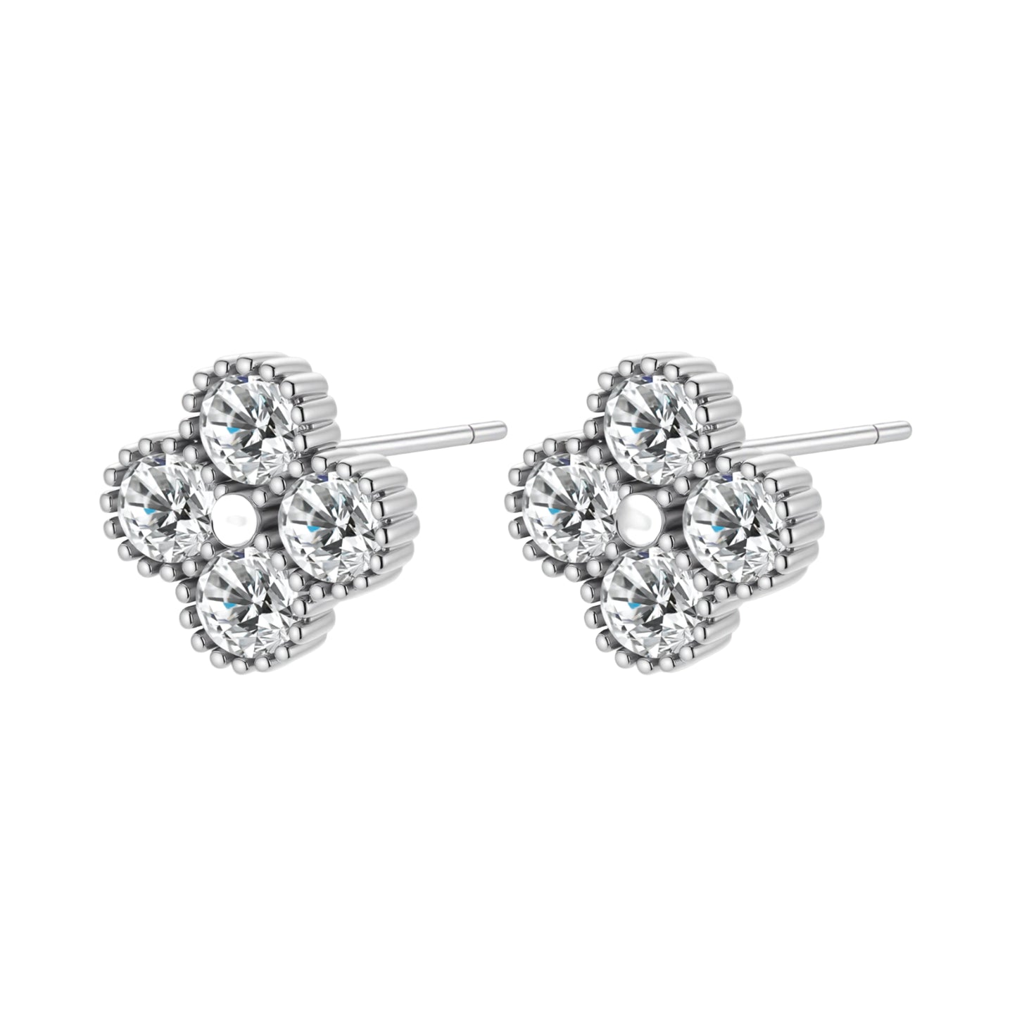 Cira Moissanite Studs