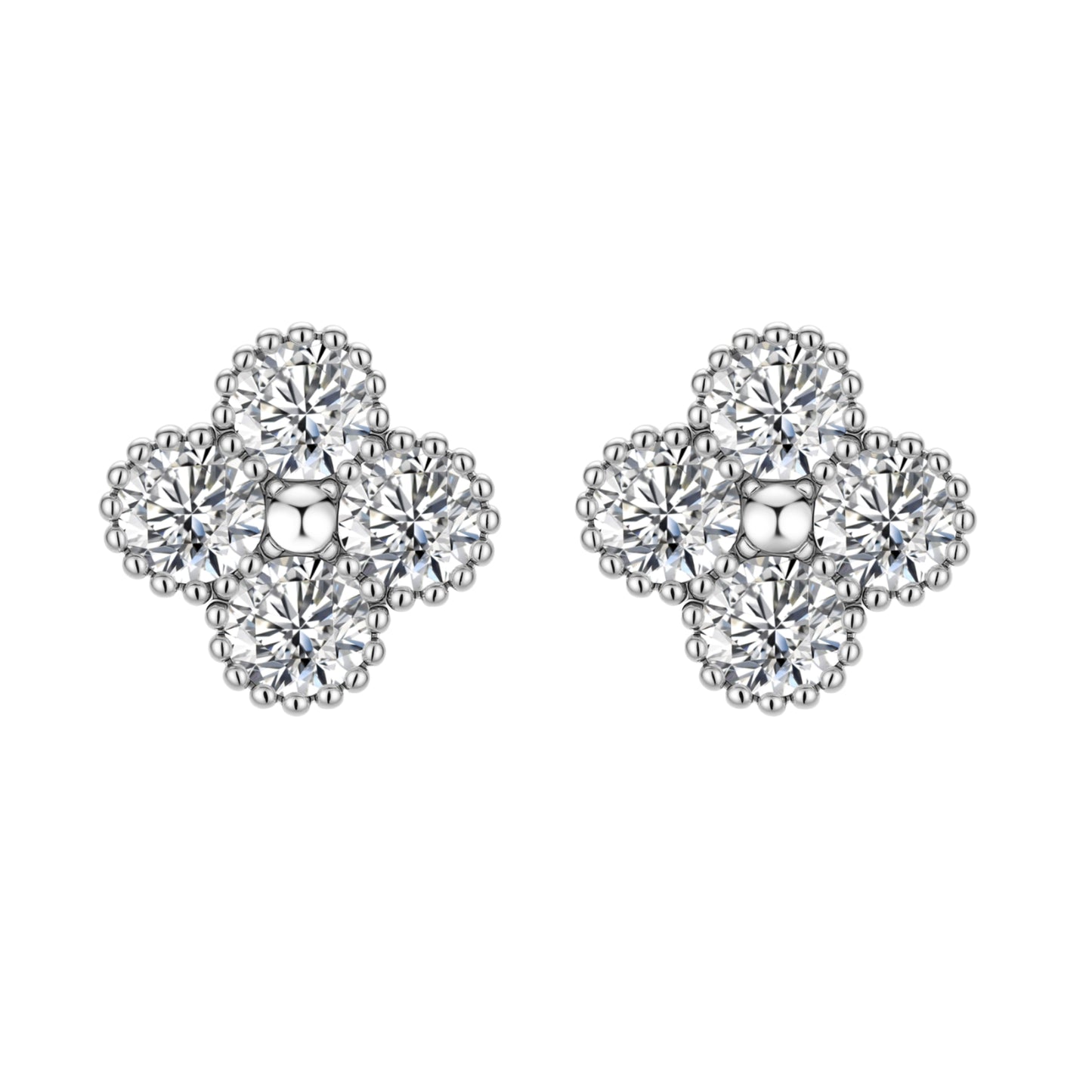 Cira Moissanite Studs