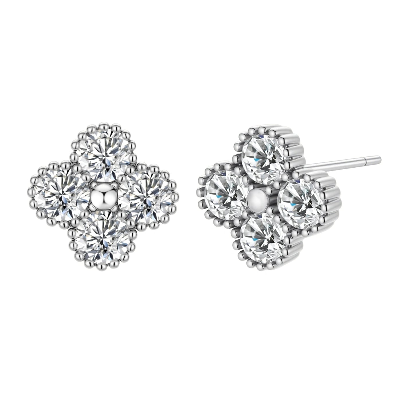 Cira Moissanite Studs