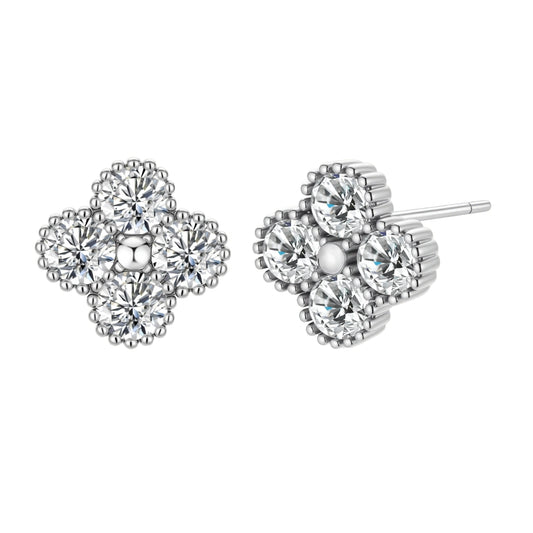 Cira Moissanite Studs