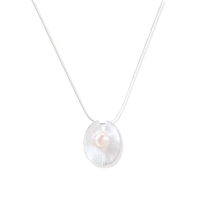 Odette Pearl Medallion Necklace