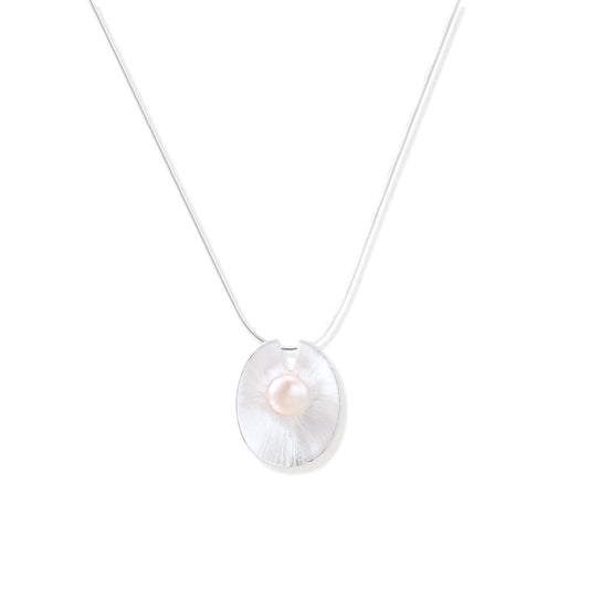 Odette Pearl Medallion Necklace