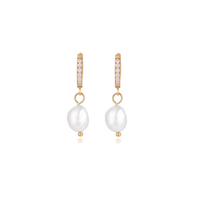 Mirelle Pearl Hoops
