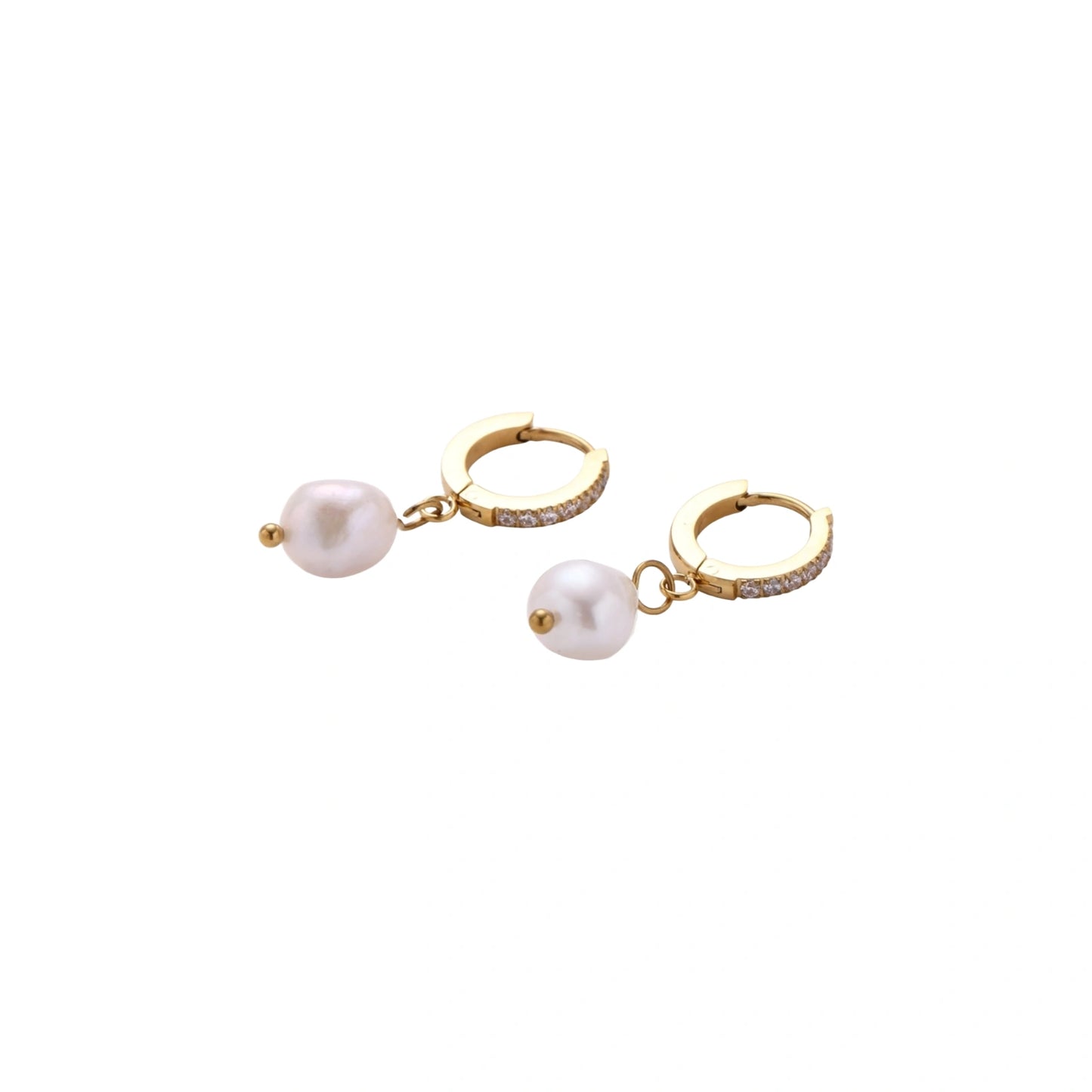 Mirelle Pearl Hoops