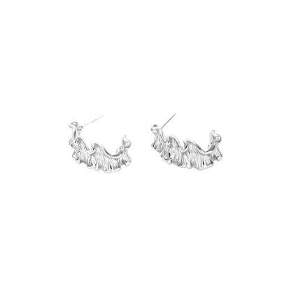 Aureon Silver Hoops