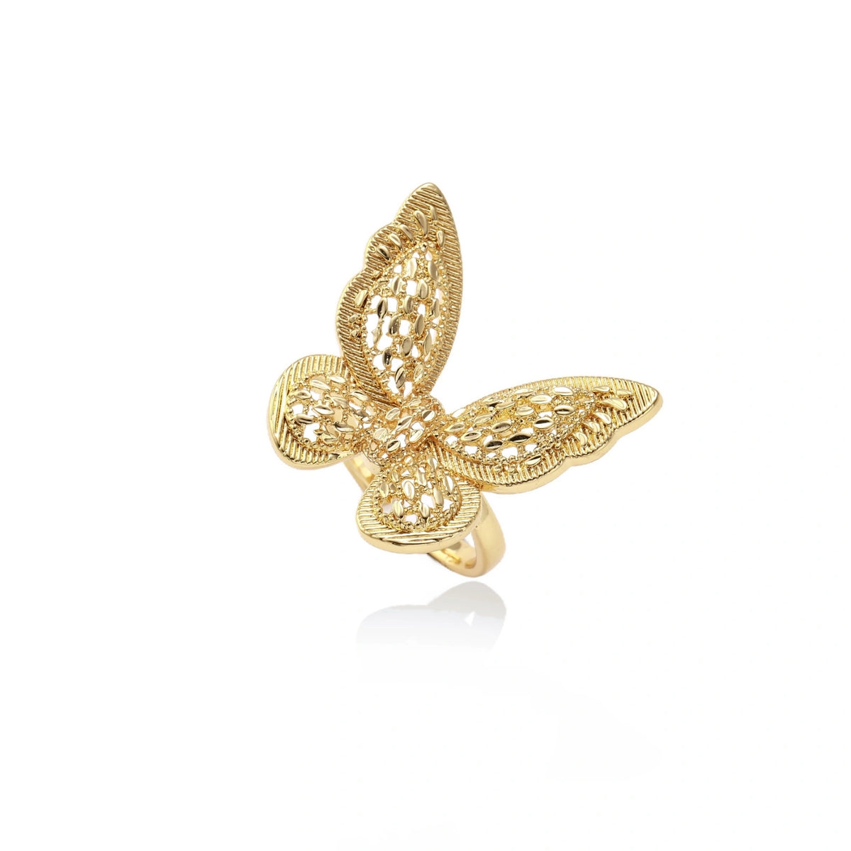 Butterfly Dreams Ring - close-up wing detail