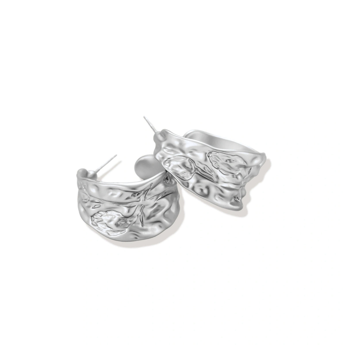 Marguerite Floral Hoops, alternate angle