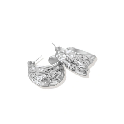 Marguerite Floral Hoops, alternate angle