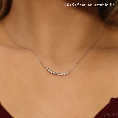Morse Code Necklace 'Love' 18K Gold Sterling Silver | Unique Anniversary Jewelry | Wedding Gift Necklace | Sentimental Present for Her