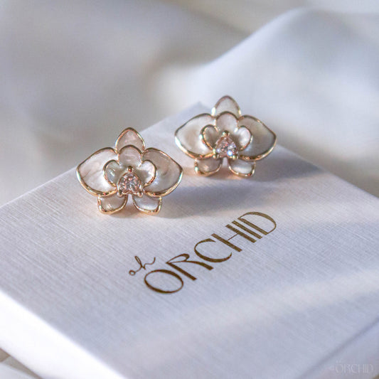 Aria Orchid Earrings