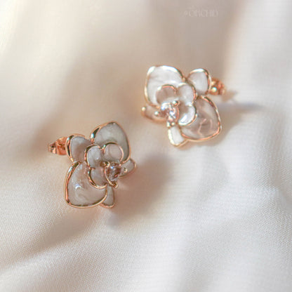 Aria Orchid Earrings