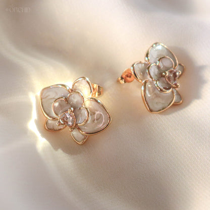 Aria Orchid Earrings