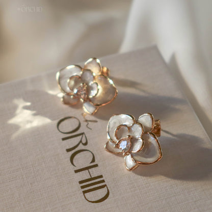 Aria Orchid Earrings