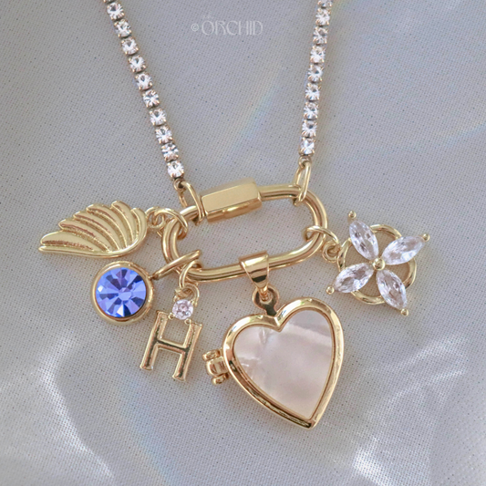 Oh-Orchid-Carabiner-Charm-Necklace