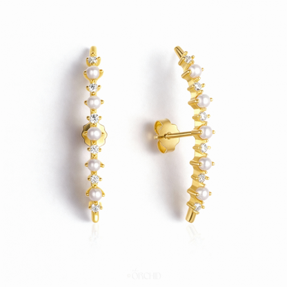 Cascade Pearl Earrings