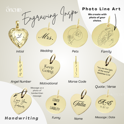 Engravable Charms