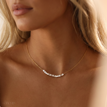 Daphne Dot + Dash "Love" Morse Code Necklace