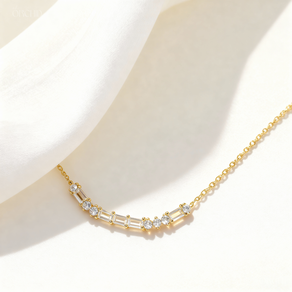 Daphne Dot + Dash "Love" Morse Code Necklace