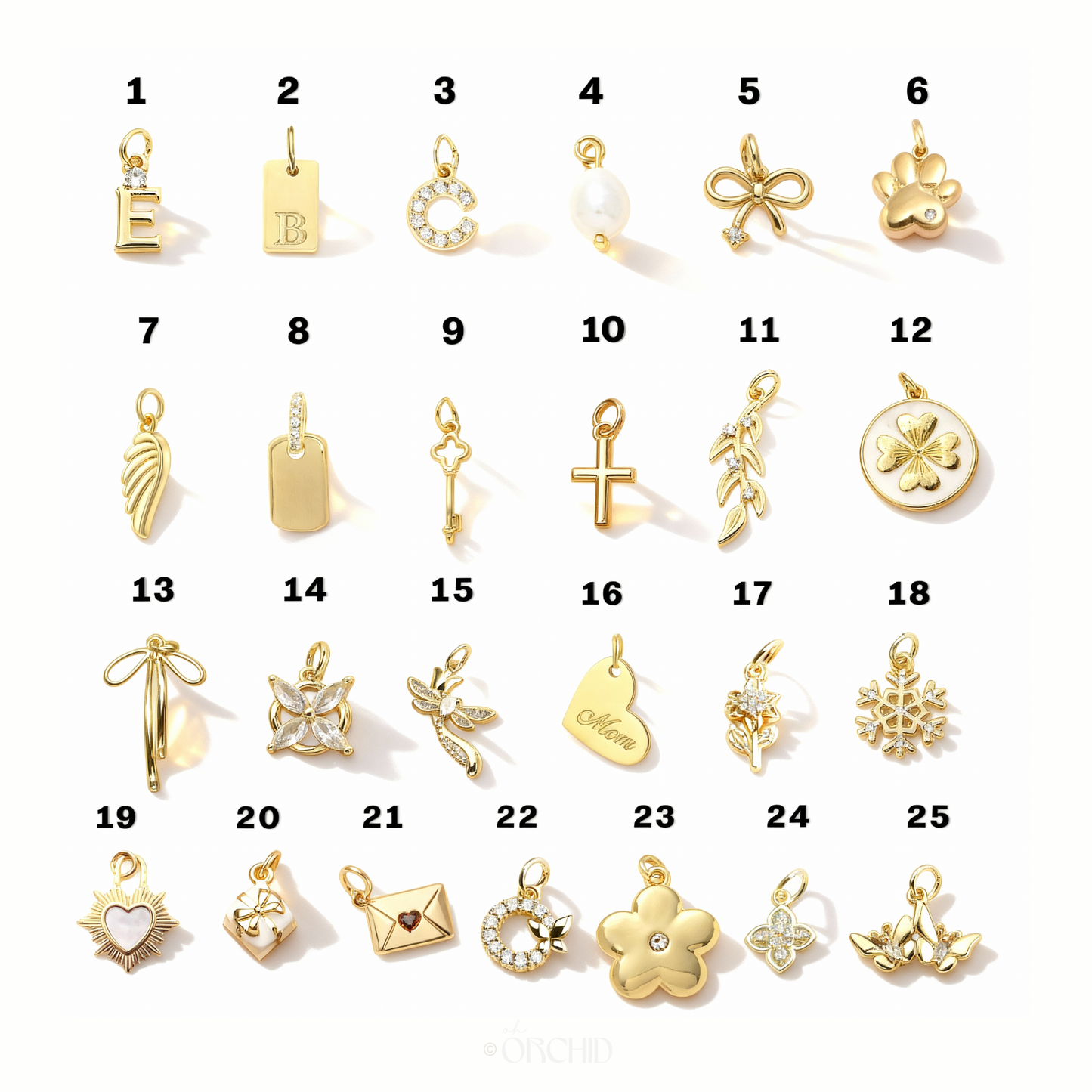 14k Gold Charms