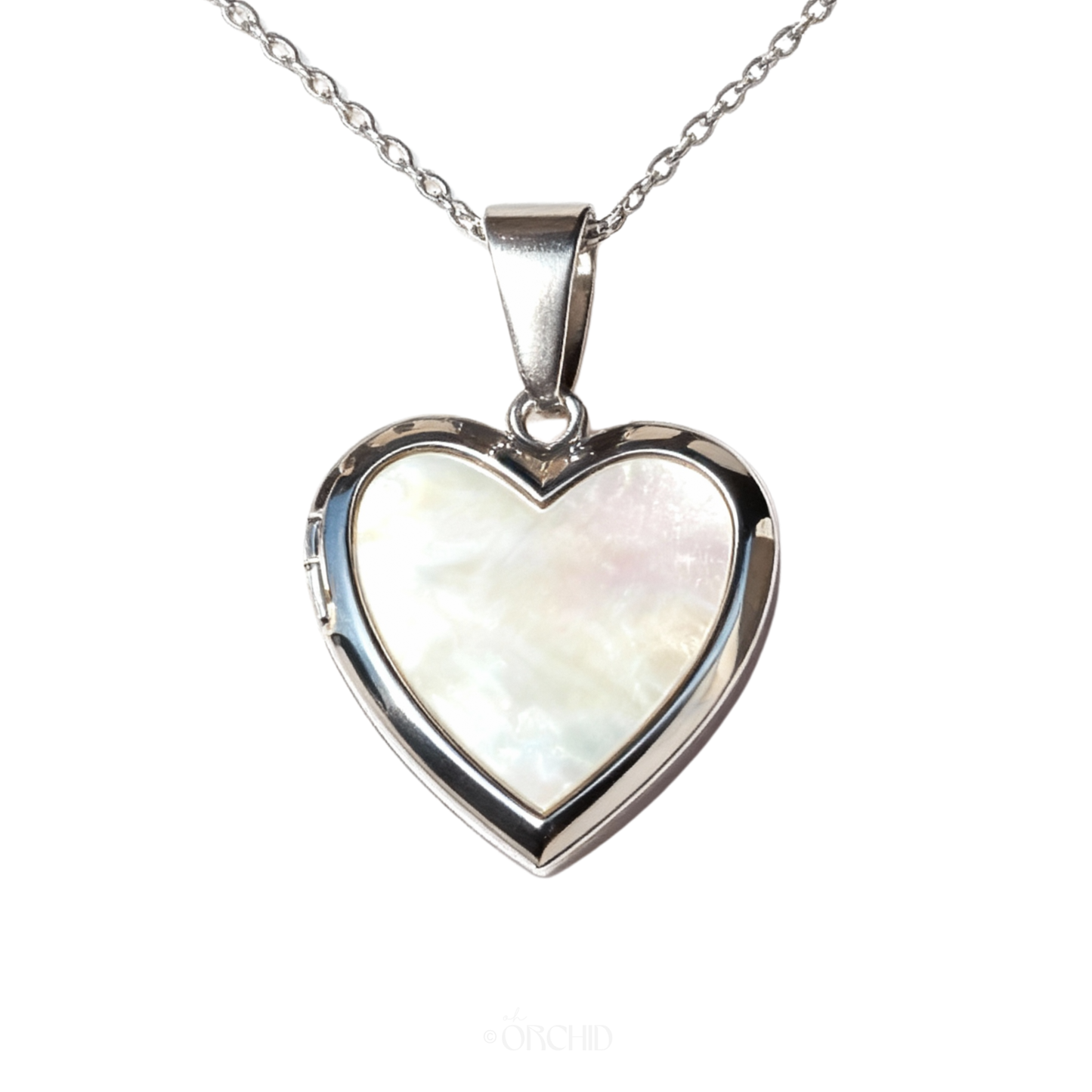 Aurora Heart Locket Necklace