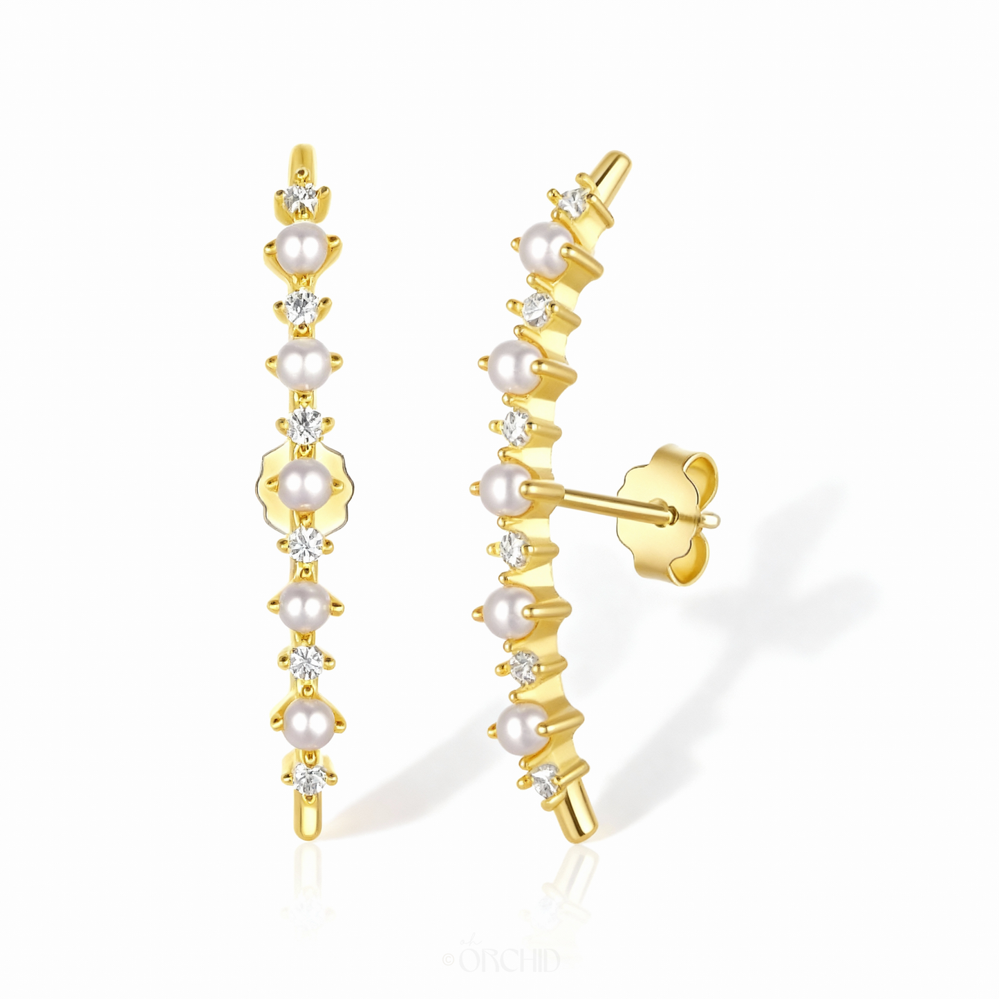 Cascade Pearl Earrings