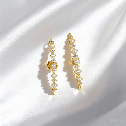 Cascade Pearl Earrings