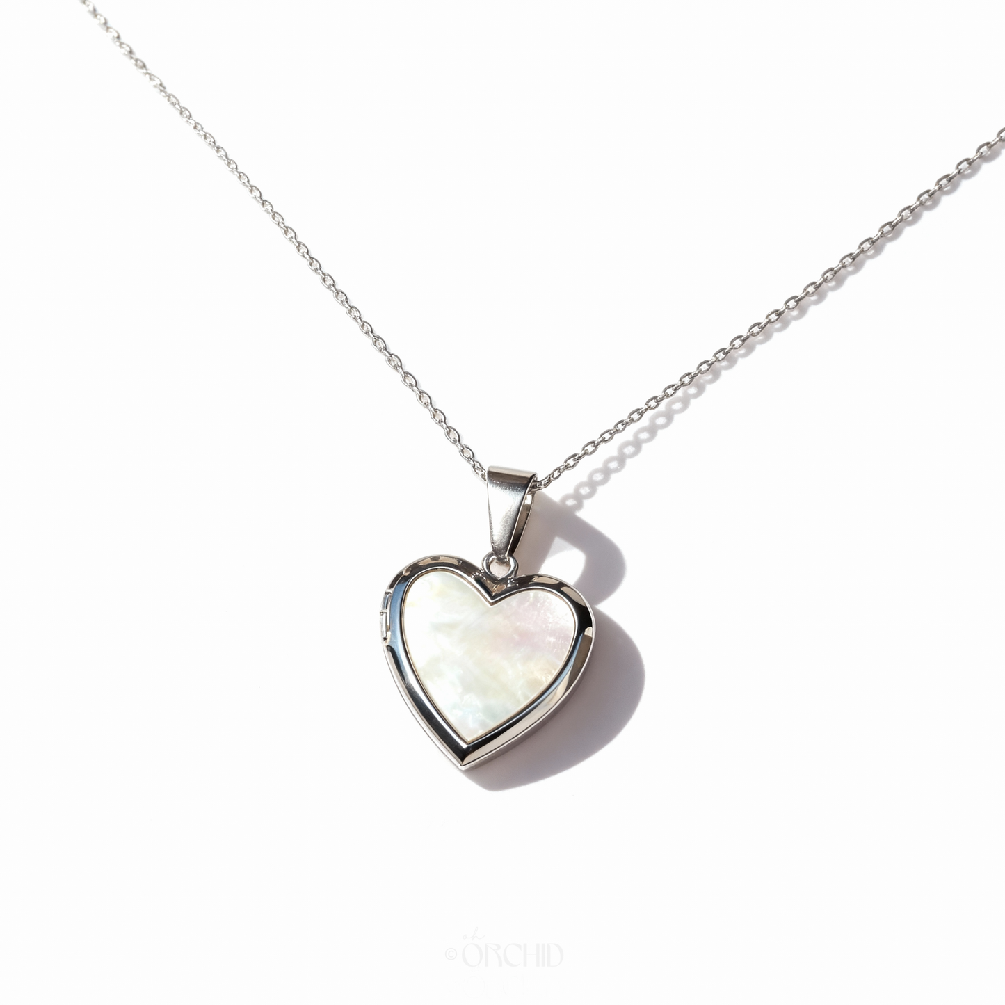 Aurora Heart Locket Necklace