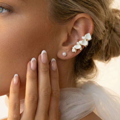 Oh Orchid Ear Cuff