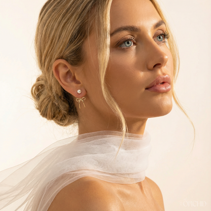 Emmeline Bow Earrings