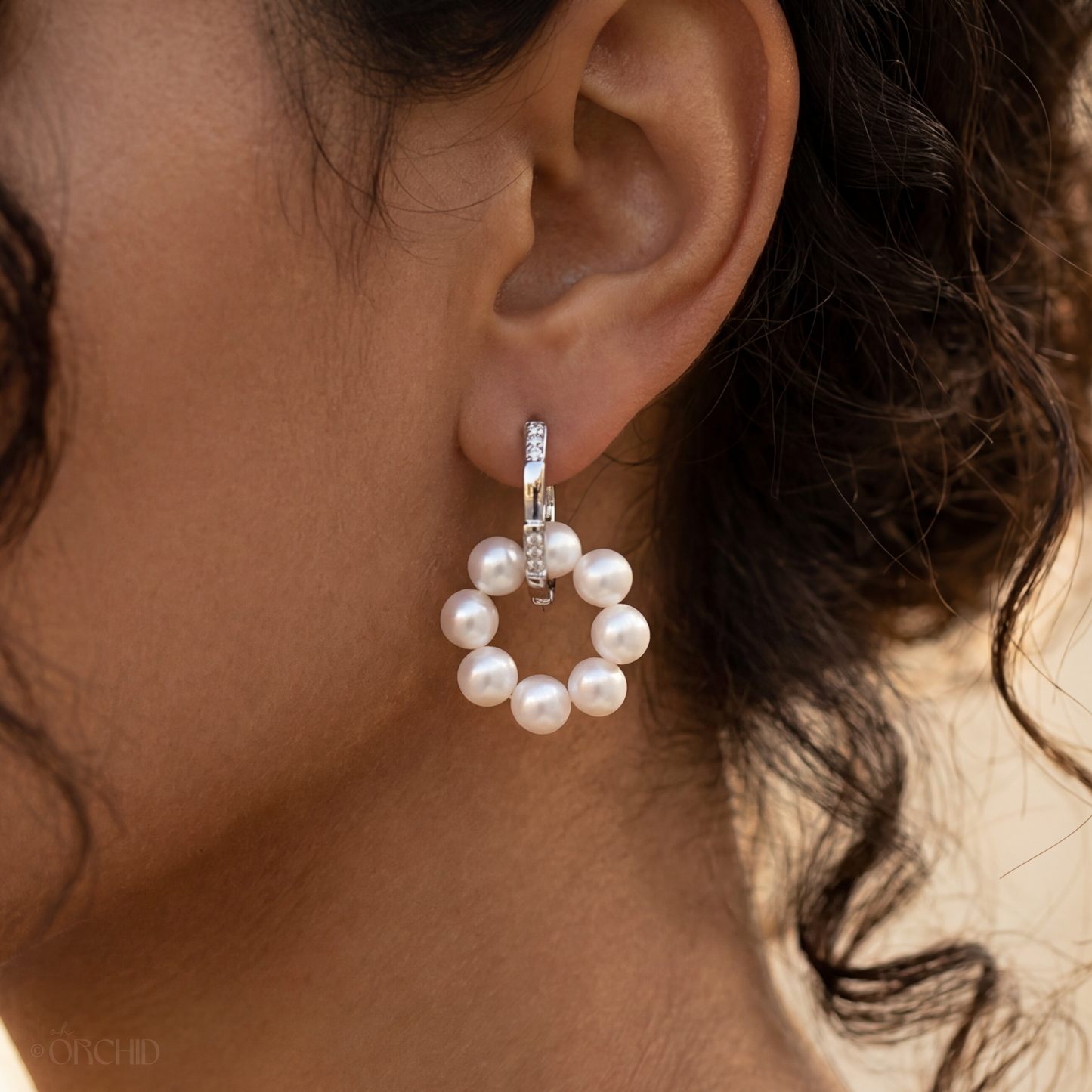 Lumi Pearl Hoops