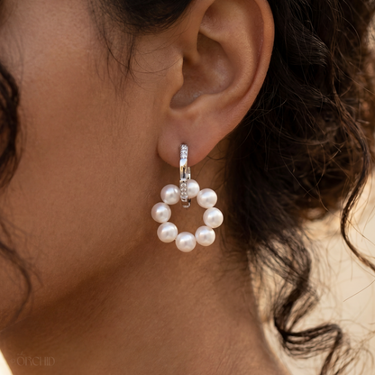 Lumi Pearl Hoops