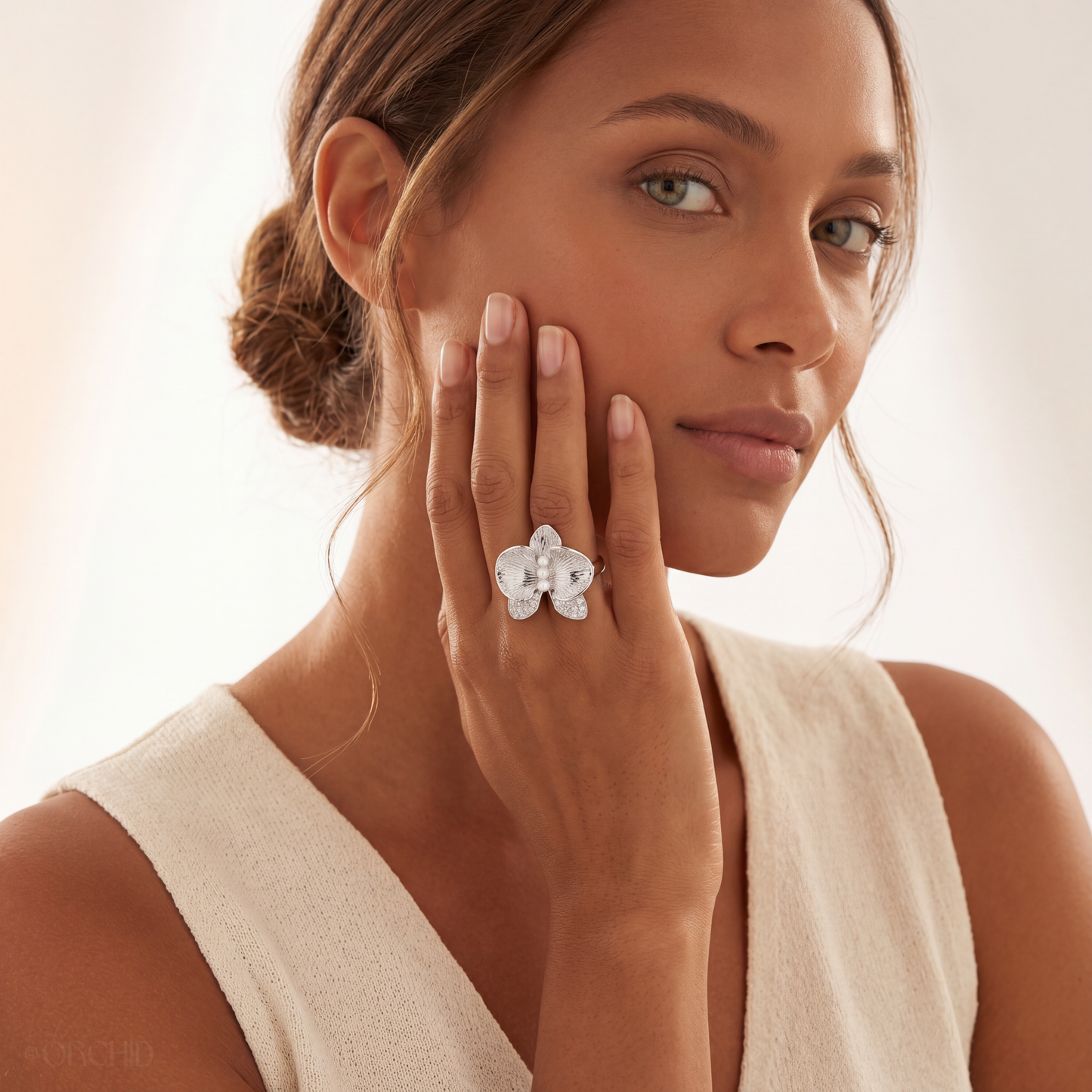 Lumina Orchid Ring