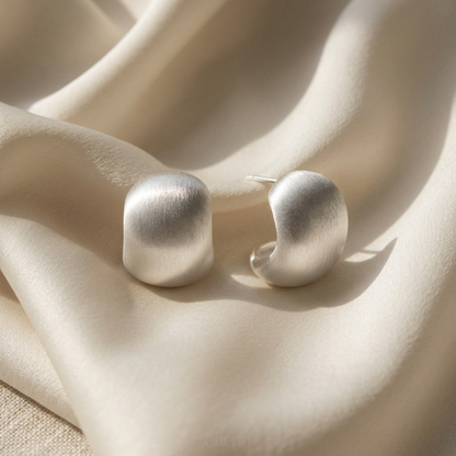 sterling silver hoop earrings