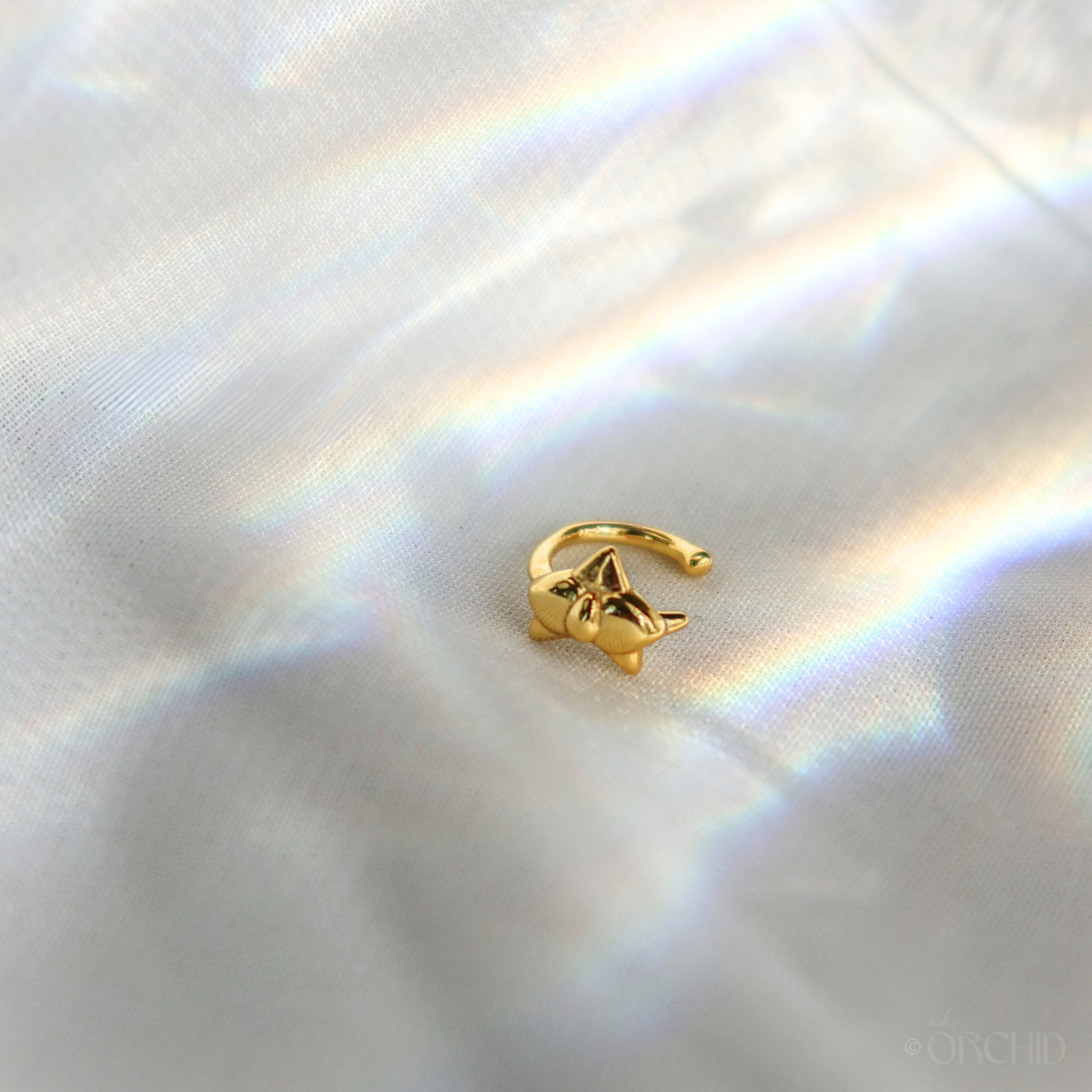 Zari Orchid Ear Cuff