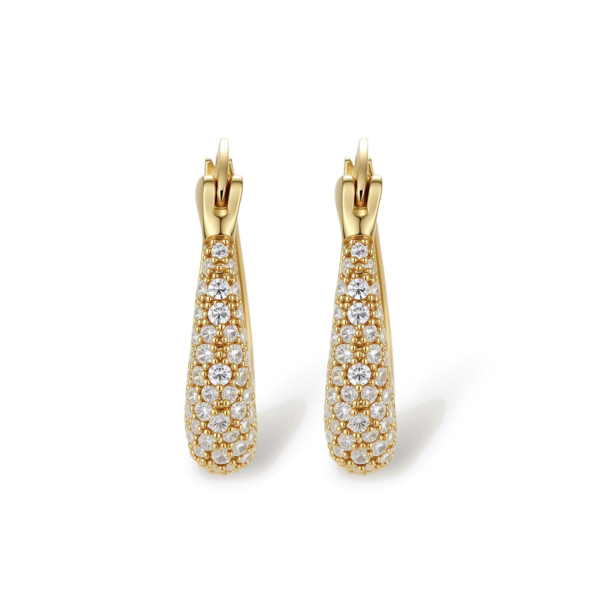 Anouk Pavé Hoops, alternate angle