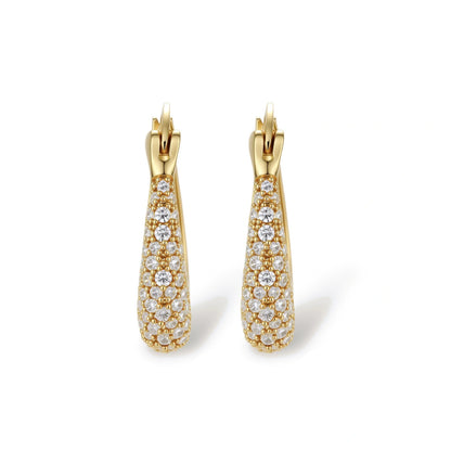 Anouk Pavé Hoops, alternate angle