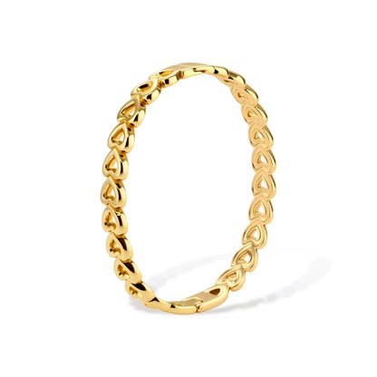 Winnifred Heart Link Bangle