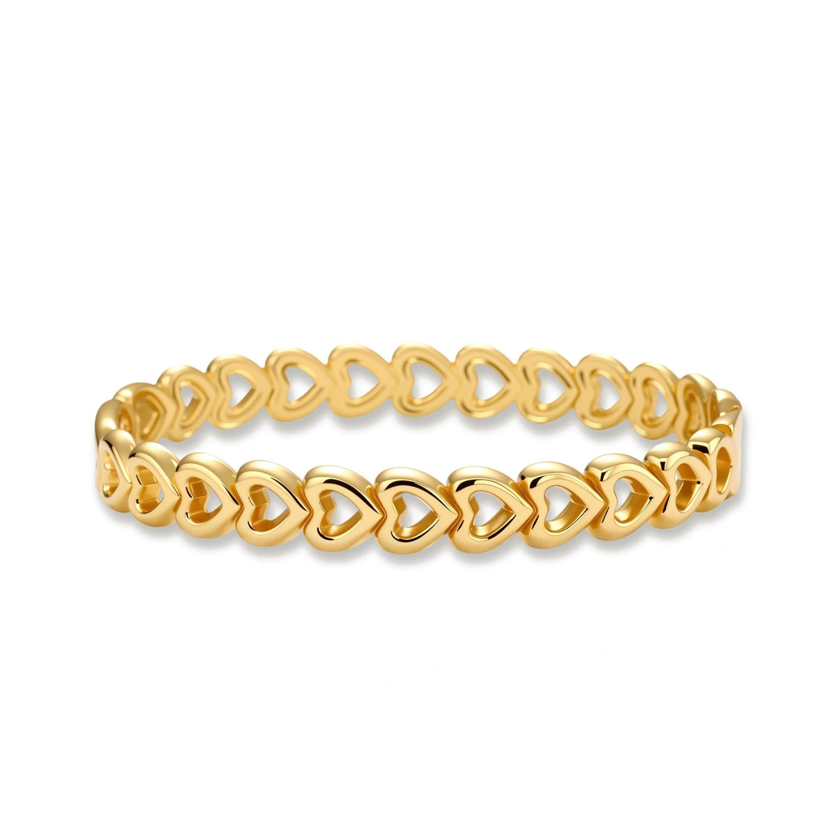 Winnifred Heart Link Bangle