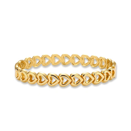 Winnifred Heart Link Bangle